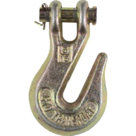 NATIONAL HARDWARE Hook Chn Chrmt/Yel 5/16In N282-087